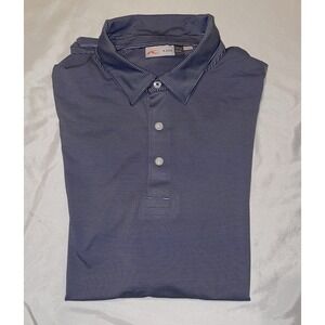 KJUS Mens 54XL Polo Blue Striped Golf UPF‎ 50+ Performance Short Sleeve Shirt
